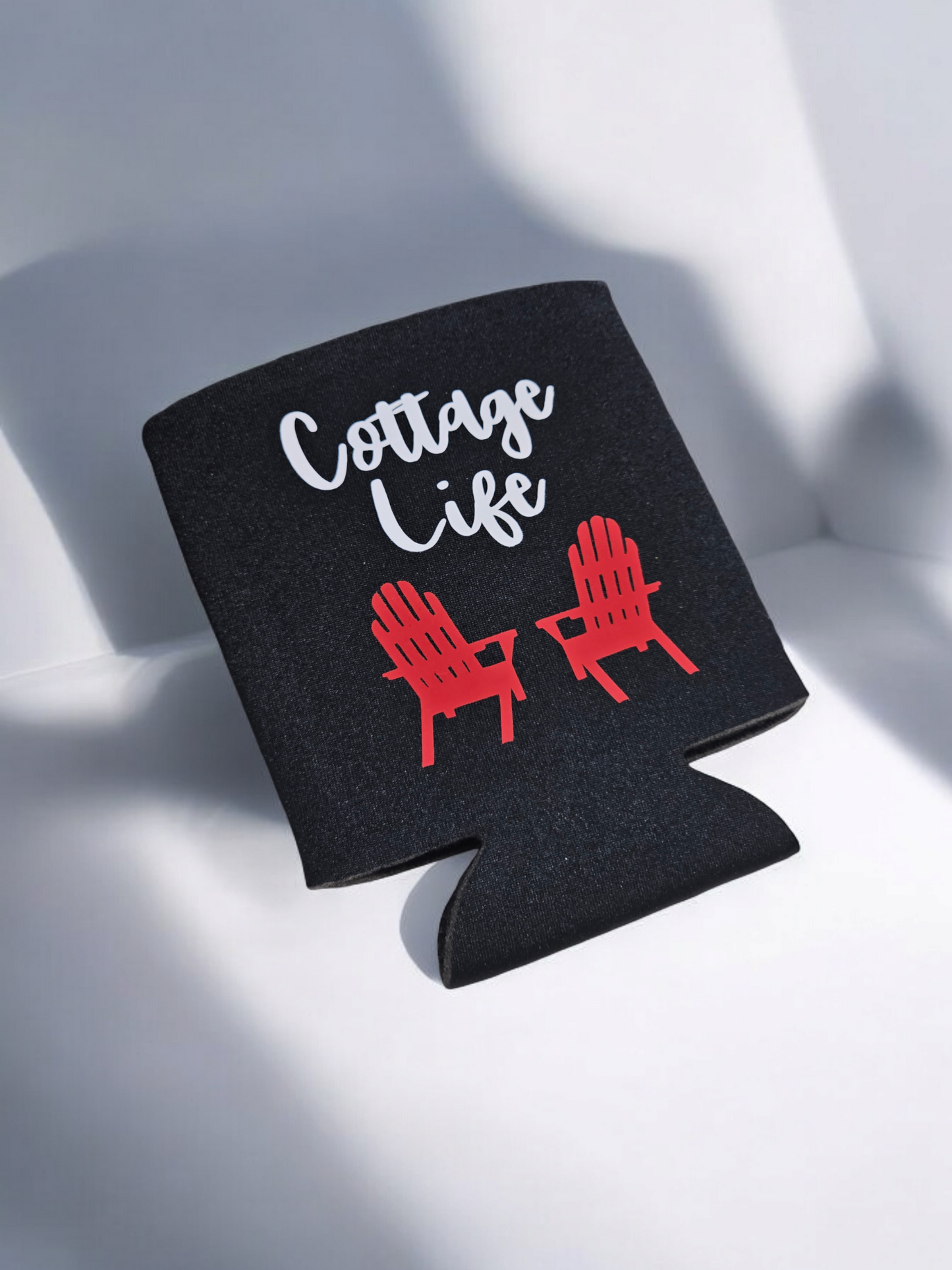 Cottage life koozie