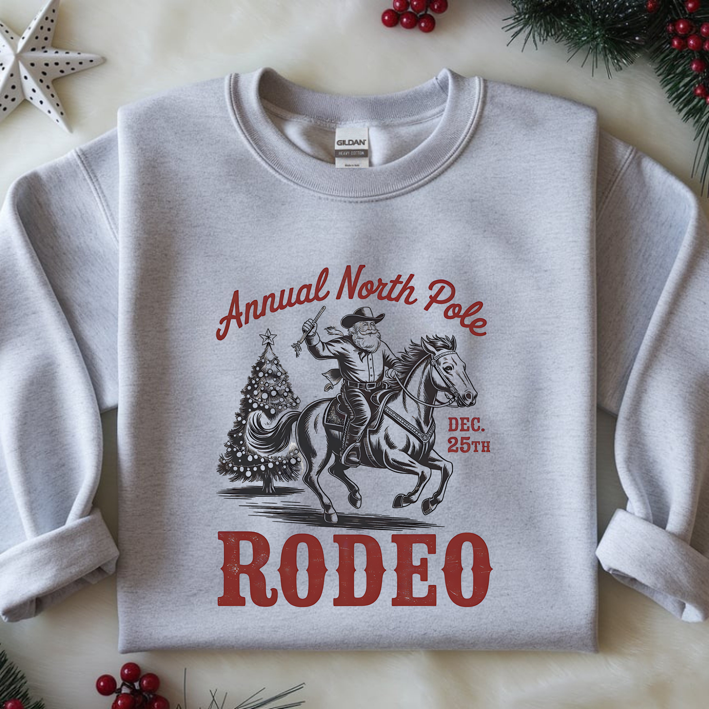 North pole rodeo crewneck
