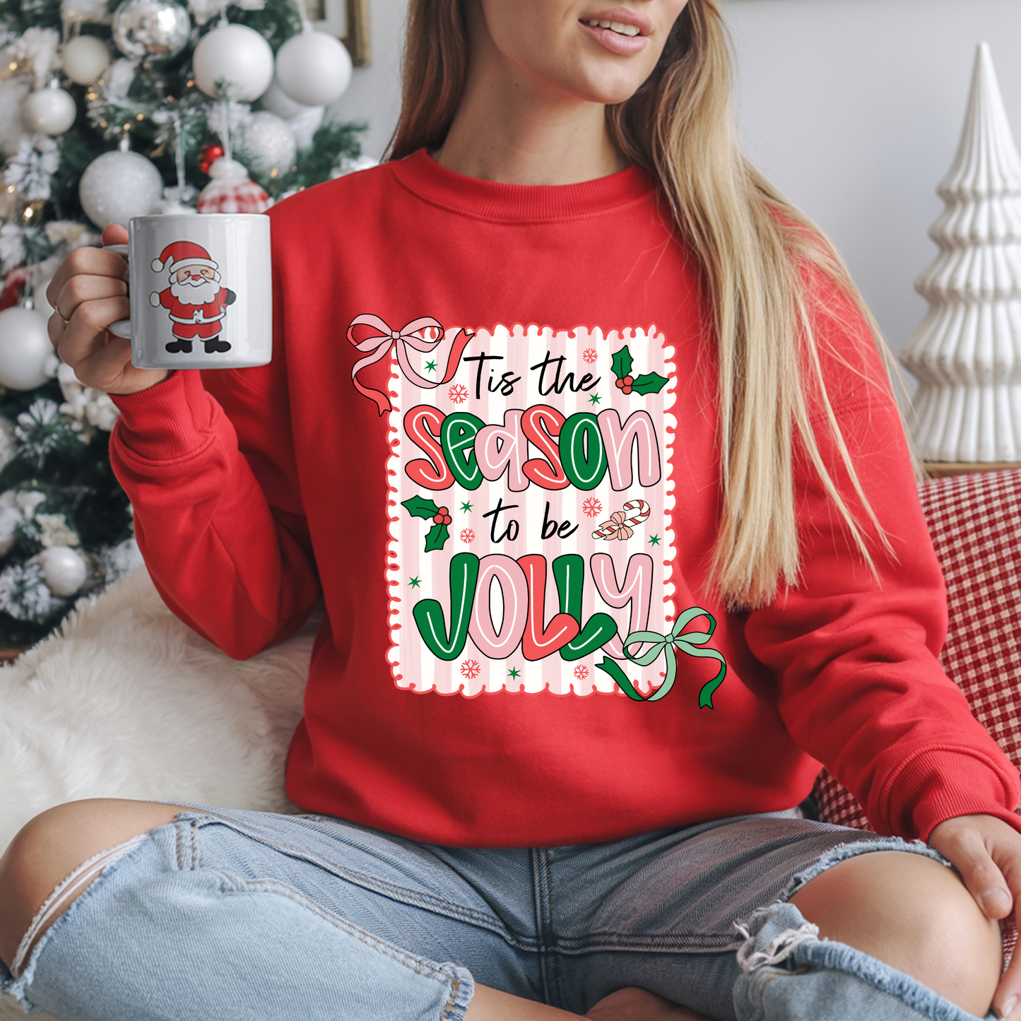 Tis the season to be jolly crewneck