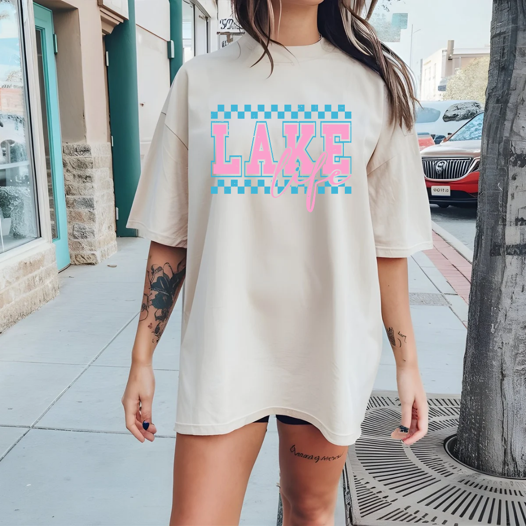 Lake life womens tshirt