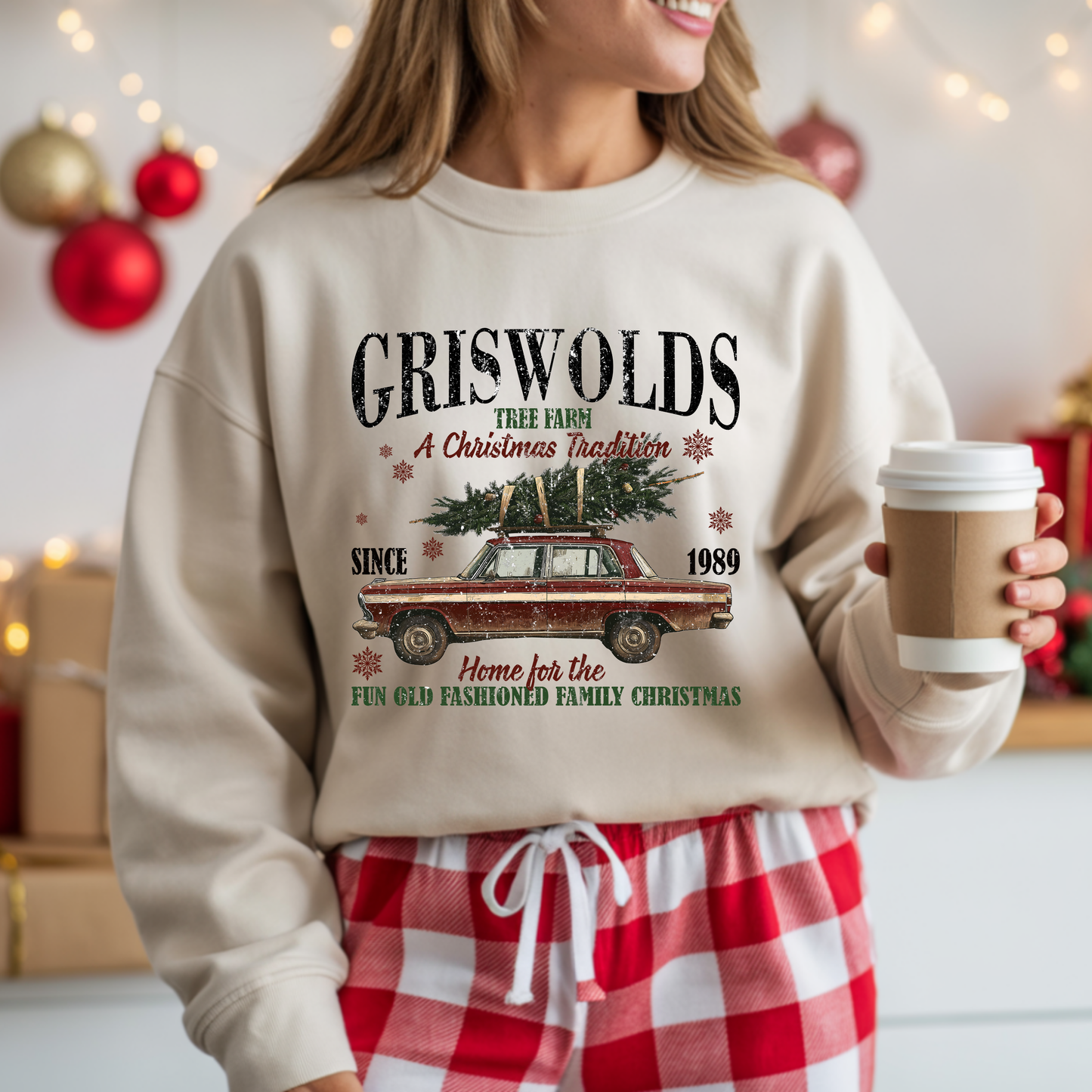 Griswolds tree farm crewneck