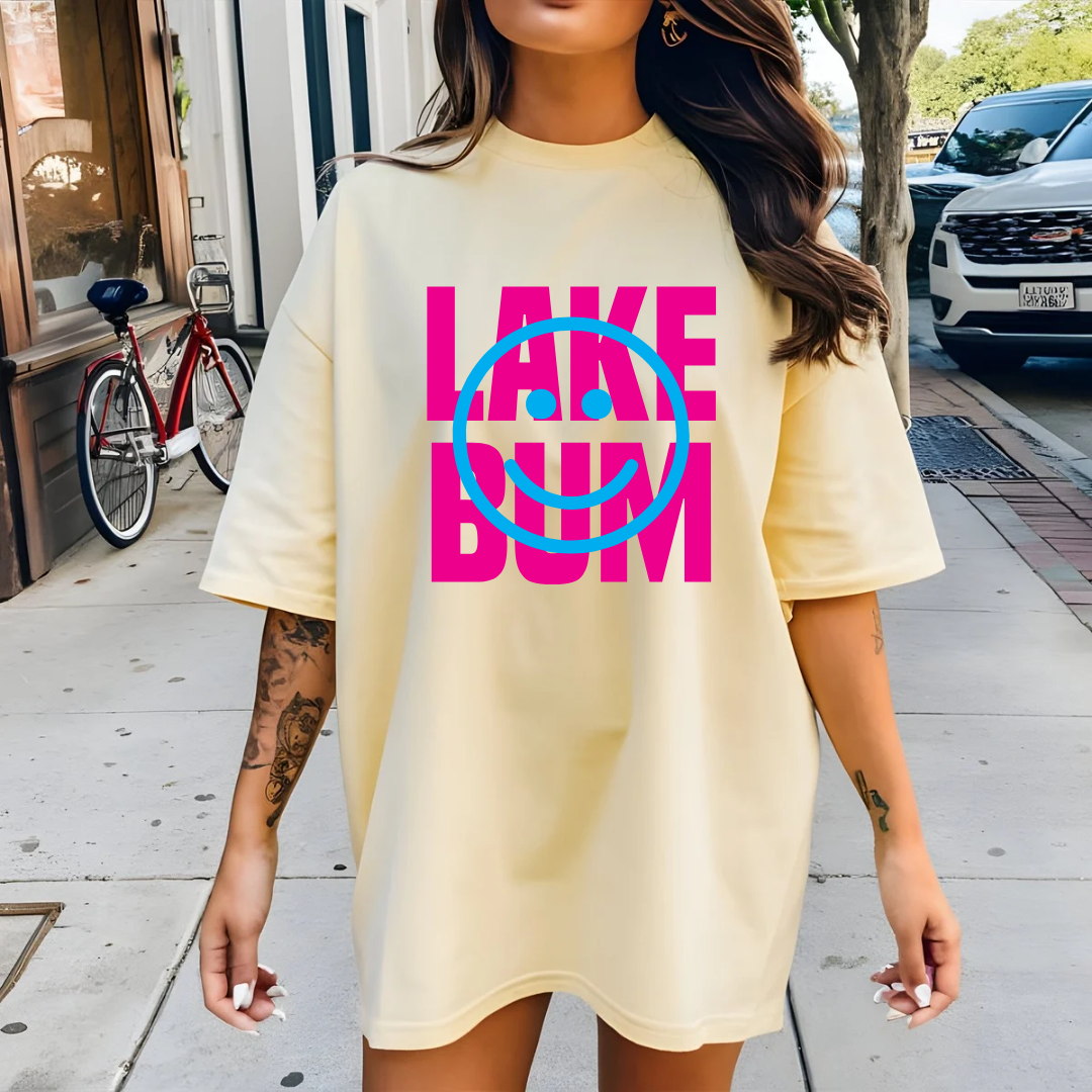 Lake bum graphic tee