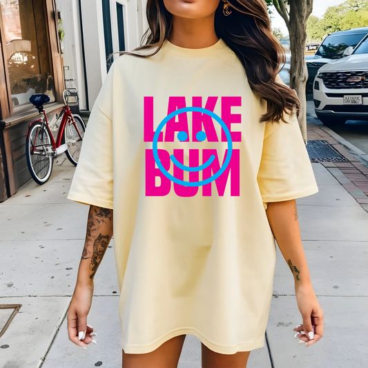 Lake bum graphic tee