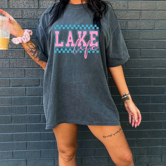 Lake life womens tshirt