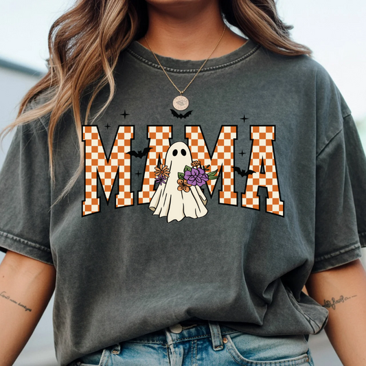 Mama ghost graphic tee