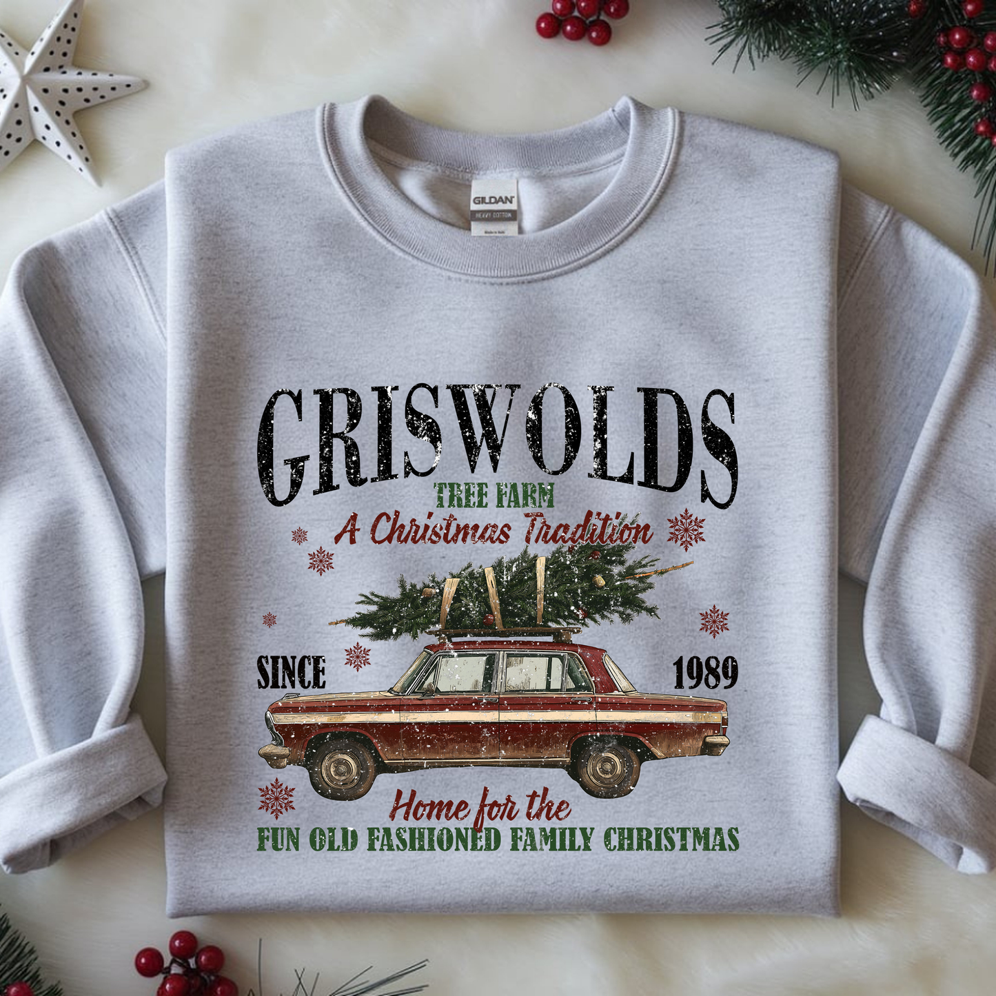 Griswolds tree farm crewneck