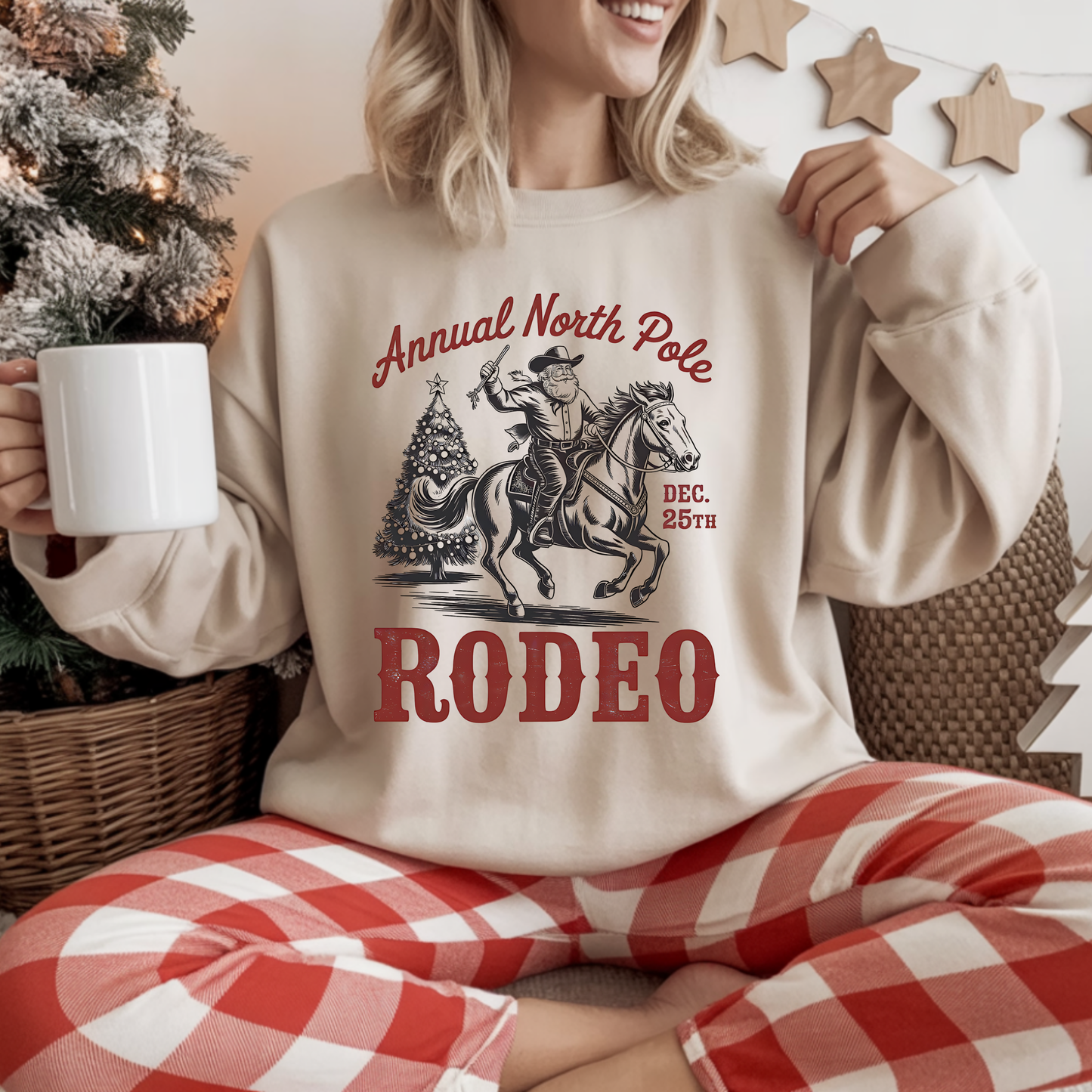 North pole rodeo crewneck