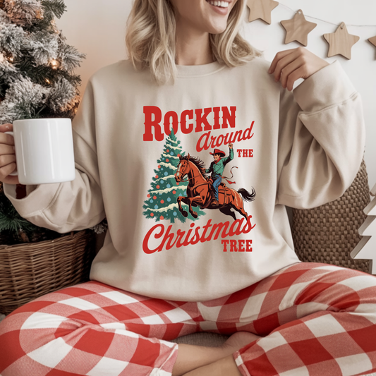 Rockin' around the christmas tree crewneck