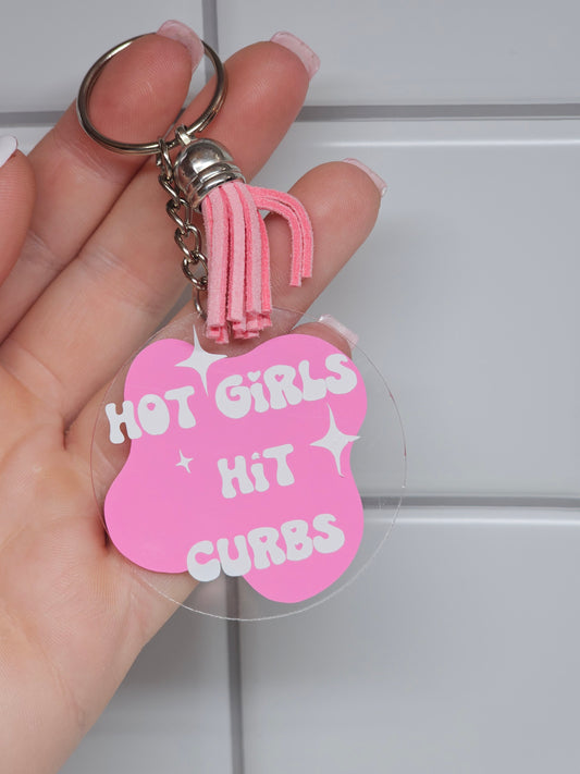 Hot girls hit curbs